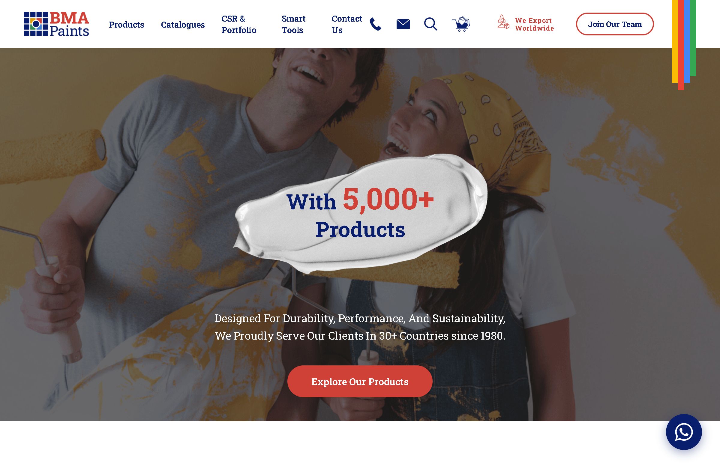 BMA Paints, the Lebanese manufacturer whose internal systems this work runs